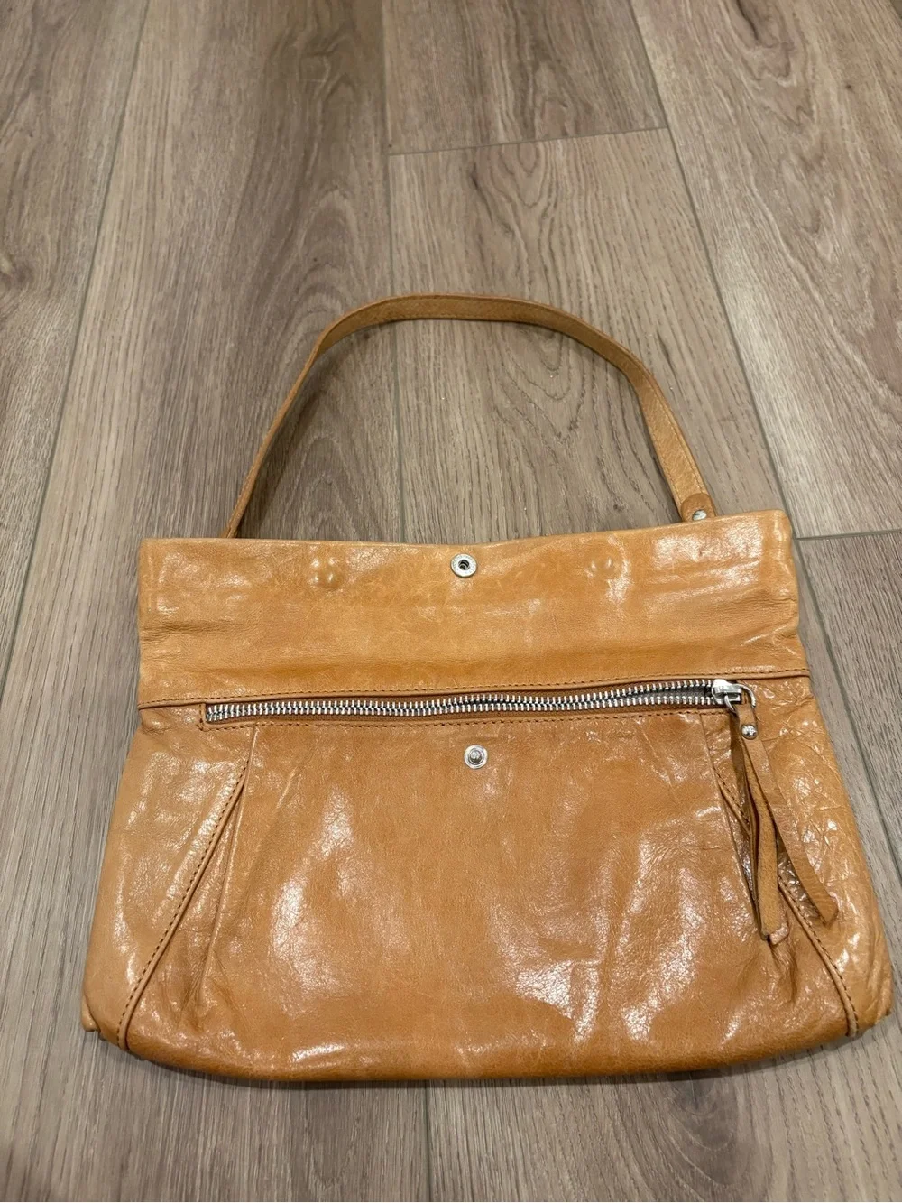 Genuine Leather Shoulder Bag made in Italy